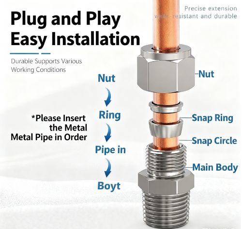 Latest company news about ข้อต่ออัดแบบปลอกรัดมาตรฐาน
