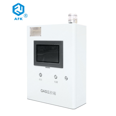 AFK Real Time Gas Monitoring Box PLC หน้าจอสัมผัส สัญญาณเตือนด้วยเสียง / ภาพสำหรับ 16 ช่อง