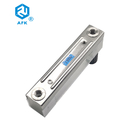 High Accuracy Portable Glass Tube Gas Flow Meter 4-20mA Output Signal Stainless Steel Material