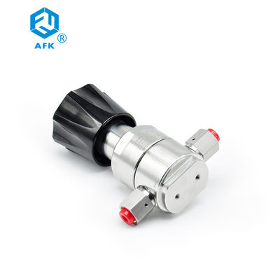 Single Stage Stainless Steel Low Flow Pressure Regulator 1/4 VCR Connection Accuracy 0.09
