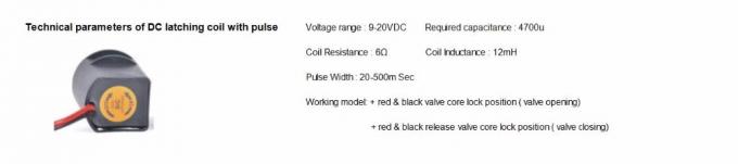 ไดอะแฟรมแม่เหล็กชลประทานโซลินอยด์วาล์ว AC24V สำหรับน้ำ 3