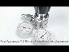 CO2 High Pressure Air Regulator With Gauge For High Purity Gas One Stage