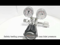 AFK SS R31 Precision Pressure Gauge Helium Gas Regulator Two Stage
