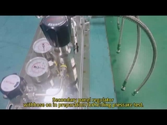 ระบบควบคุมแผ่นรองที่มีเชือกติด เพื่อเตรียมการทดสอบความดัน