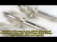 1/4in สแตนเลส ท่อ Fittings กับการเชื่อมต่อเพศชายและนิกเกิล Plated ทองแดง